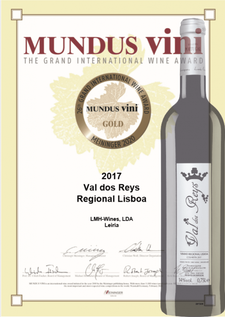 MUNDUS Vini, Val dos Reys 2017 no Concurso Internacional